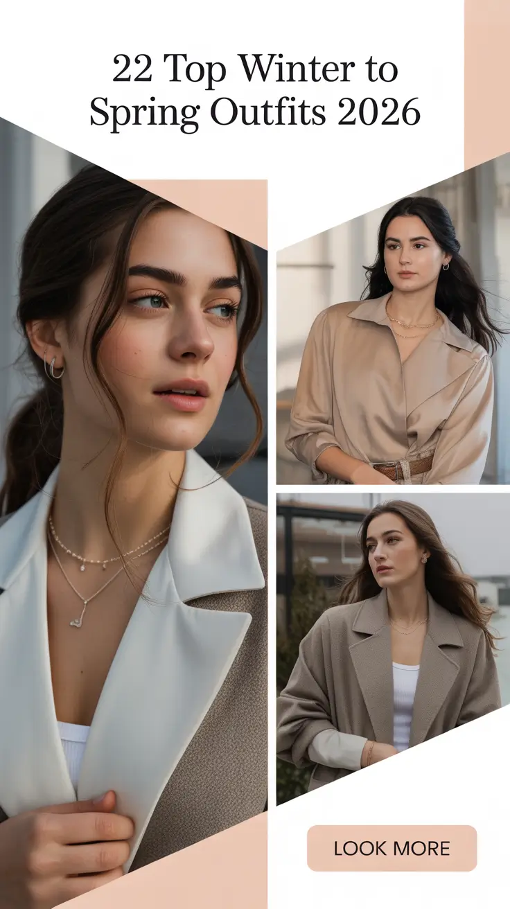 Top Winter to Spring Outfits 2026: Classy Transitional Looks for Women