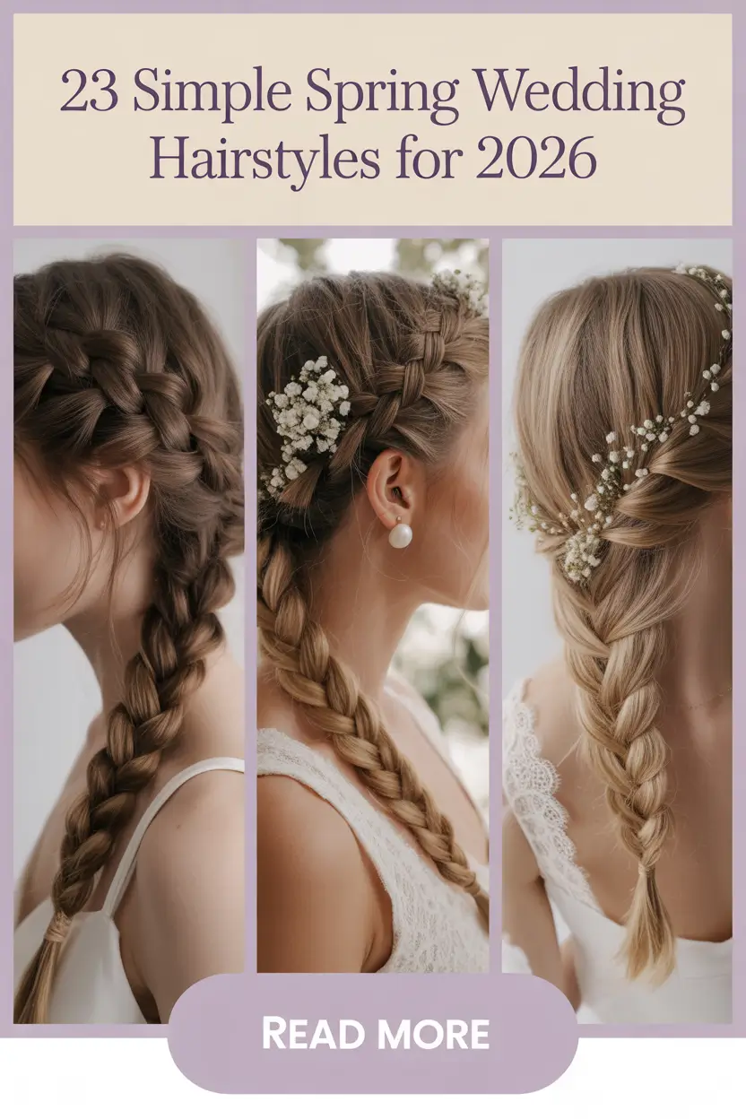 Simple Spring Wedding Hairstyle for 2026 – Effortless Bridal, Guest & Bridesmaid Looks