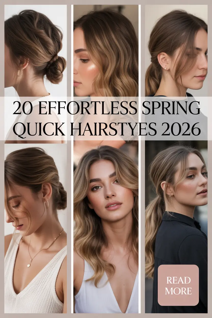 Effortless Spring Quick Hairstyles 2026: Easy, Stylish Looks for Real Life
