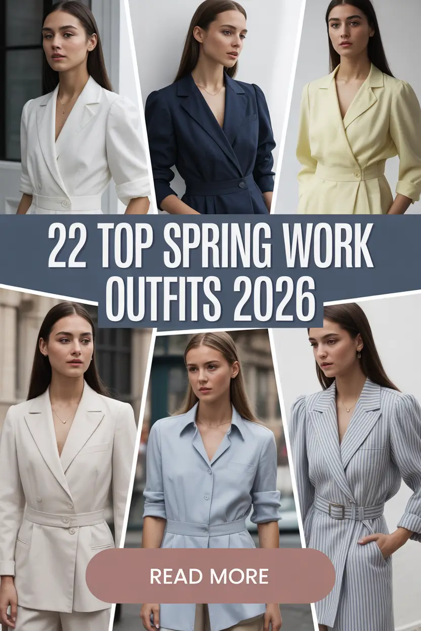 Top Spring Work Outfits 2026: Office Chic Inspiration for Modern Women