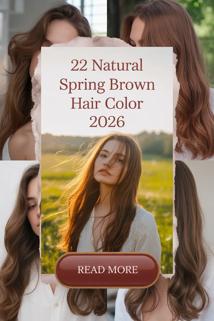 Natural Spring Brown Hair Color 2026: Fresh Brunette Ideas for the New Season