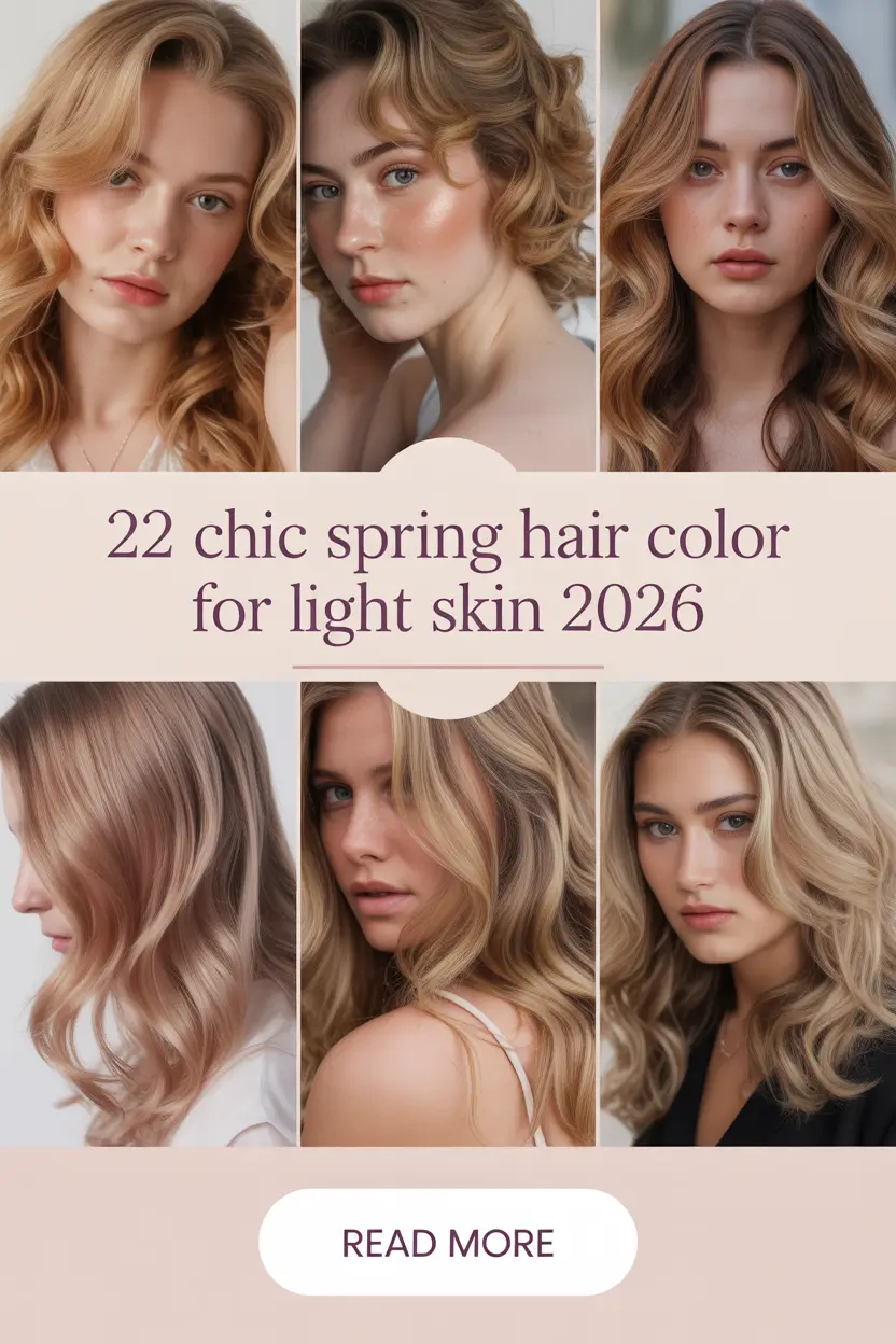 Chic Spring Hair Color for Light Skin 2026: Fresh Tone Ideas to Brighten Your Look