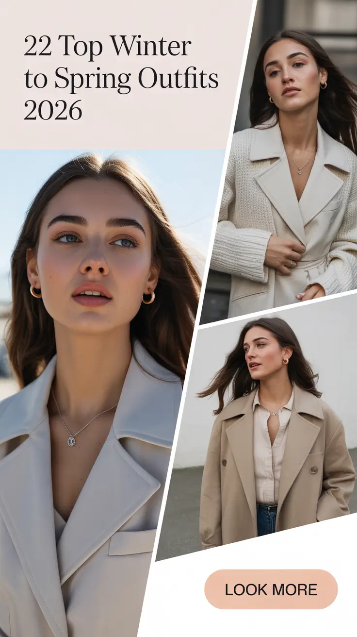 Top Winter to Spring Outfits 2026: Classy Transitional Looks for Women