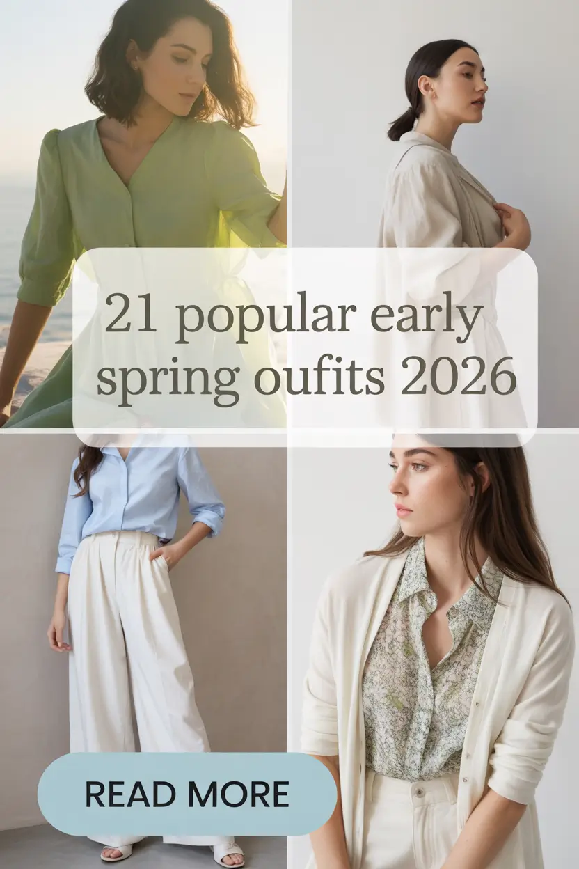 Popular Early Spring Outfits 2026: Fresh Casual & Chic Style Ideas for Women