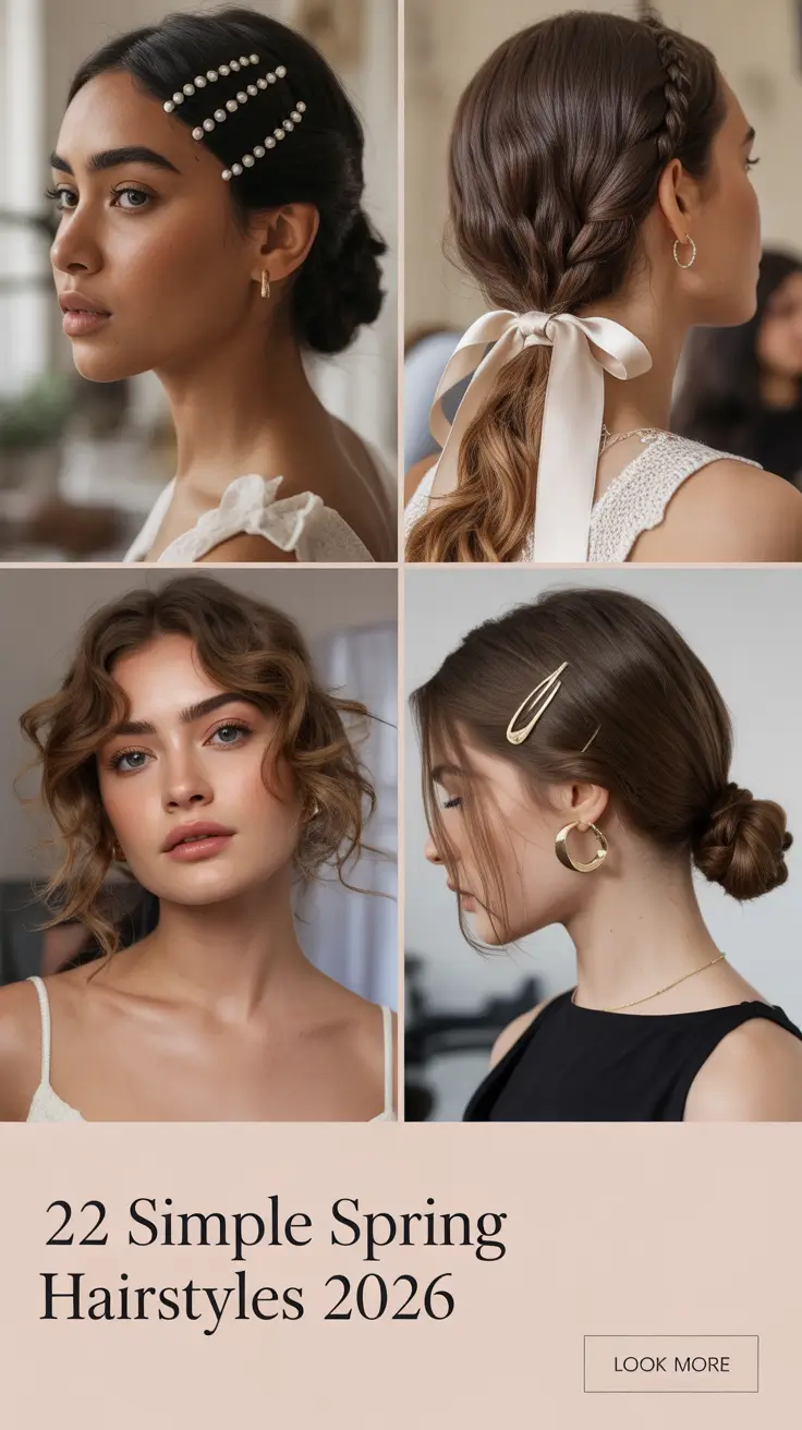 Simple Spring Hairstyles 2026: Cute & Easy Ideas for Fresh Seasonal Looks