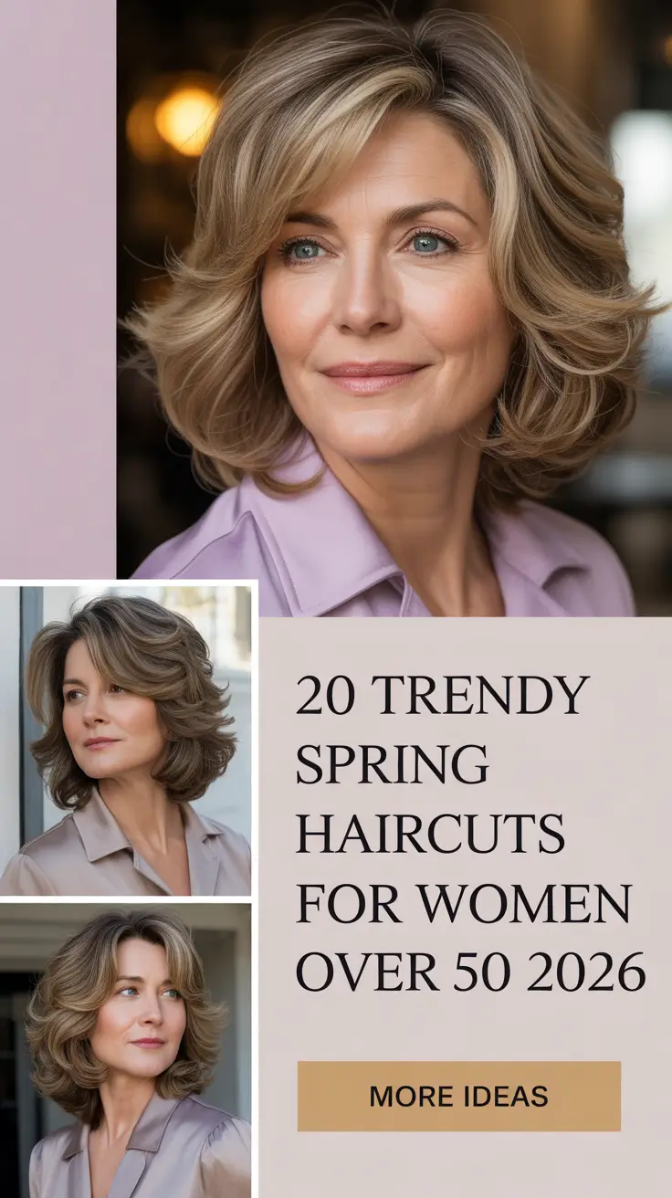Trendy Spring Haircuts for Women Over 50 2026