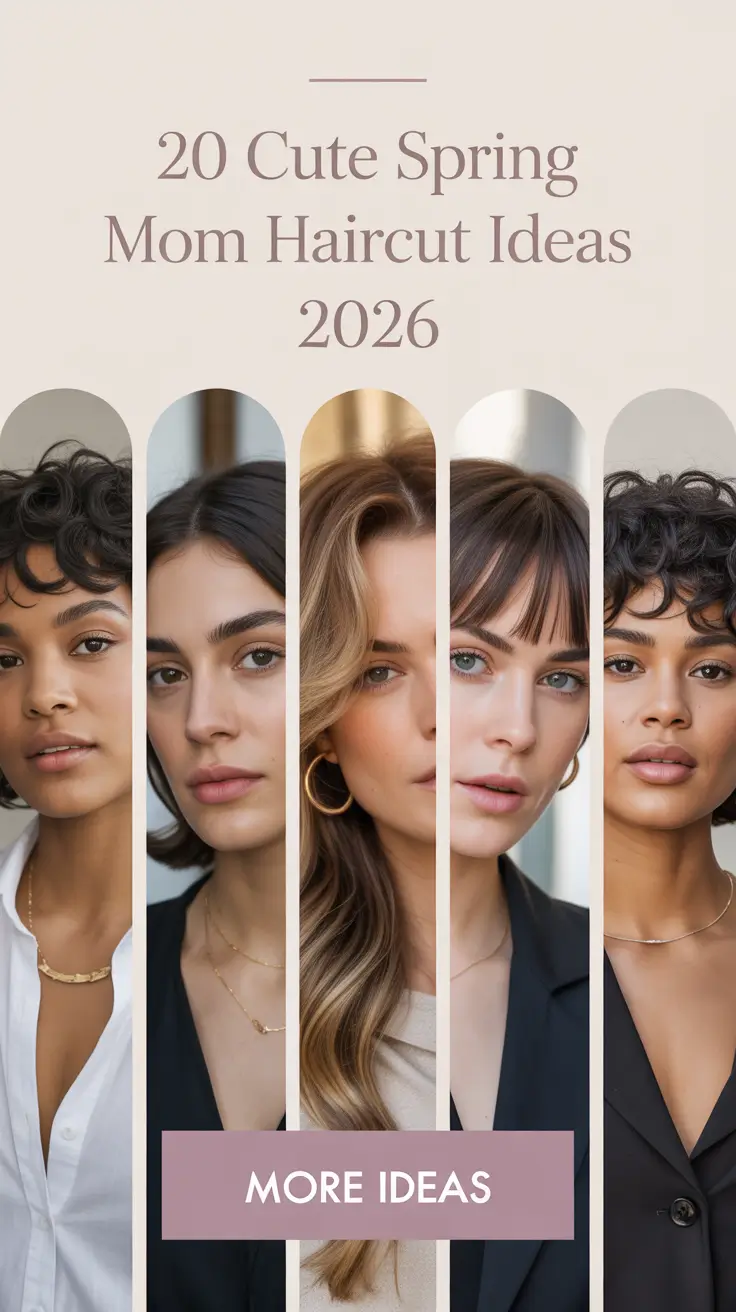 Cute Spring Mom Haircut Ideas 2026 – Trendy, Low Maintenance Looks for Busy Moms