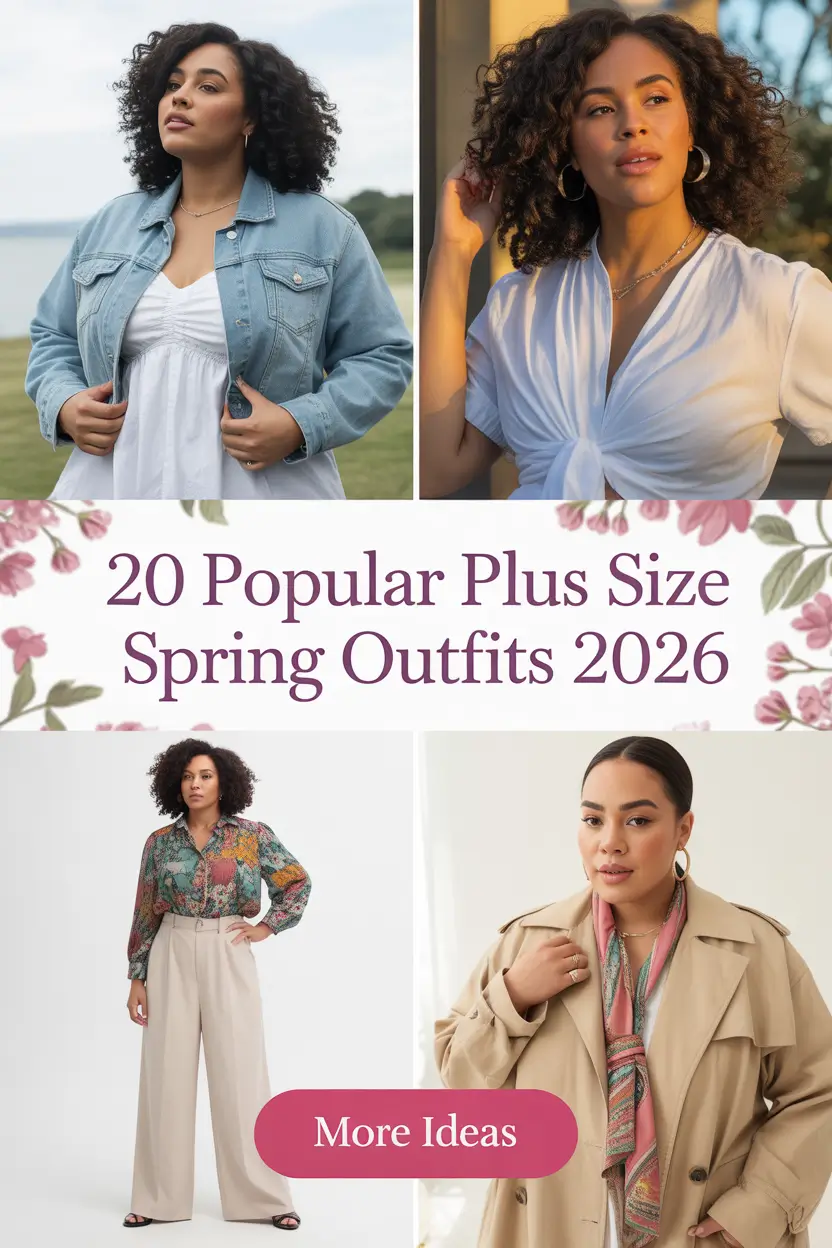 Popular Plus Size Spring Outfits 2026: Trendy Ideas for Confident Spring Style