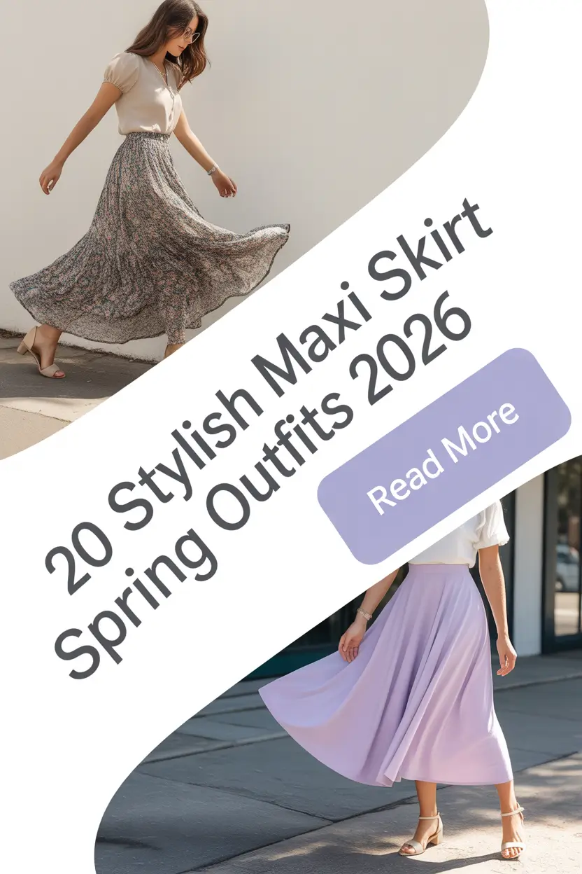 Stylish Maxi Skirt Spring Outfits 2026: Fresh Ideas for Chic Seasonal Looks
