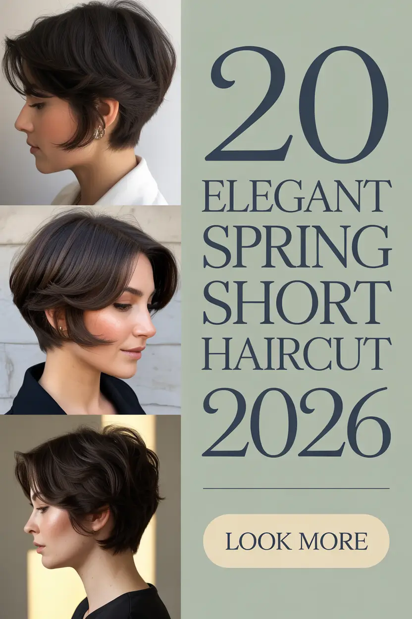 Elegant Spring Short Haircut 2026 – Timeless Short Hair Ideas for the New Season