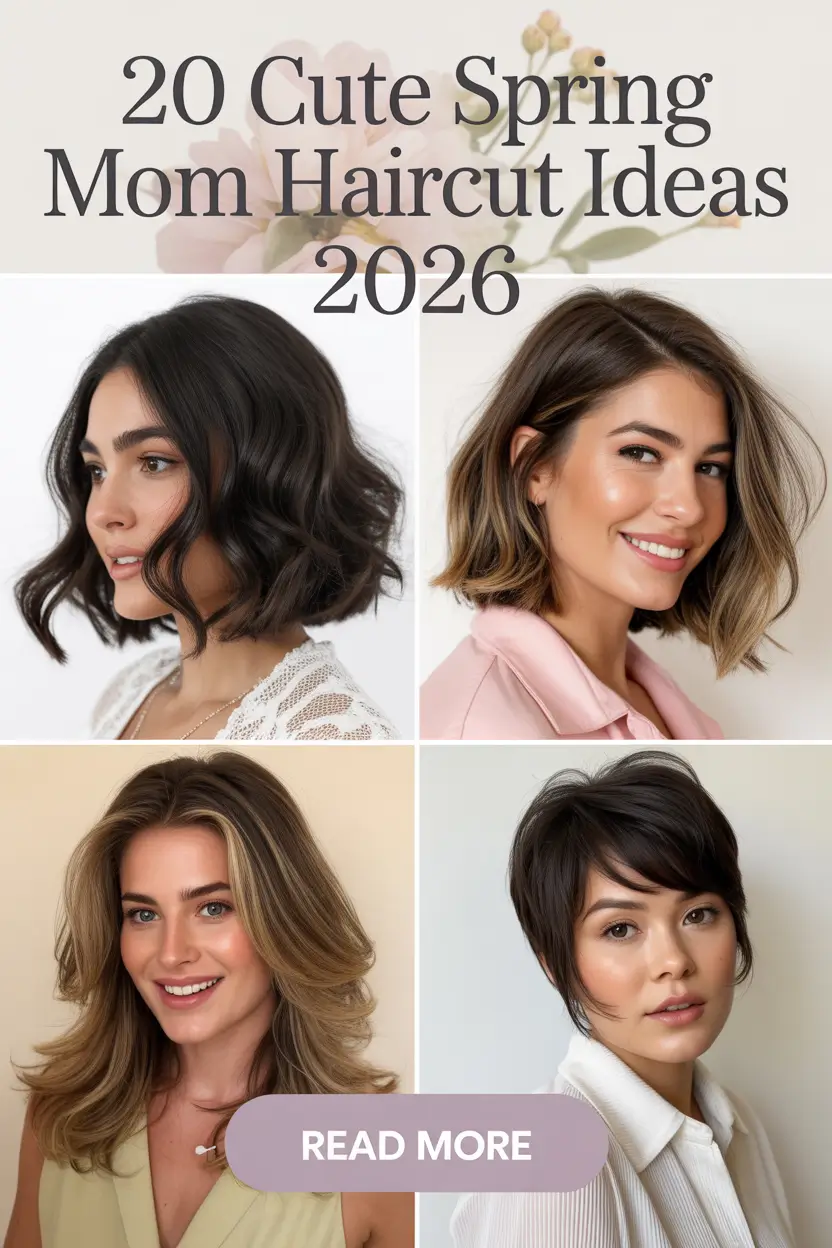 Cute Spring Mom Haircut Ideas 2026 – Trendy, Low Maintenance Looks for Busy Moms