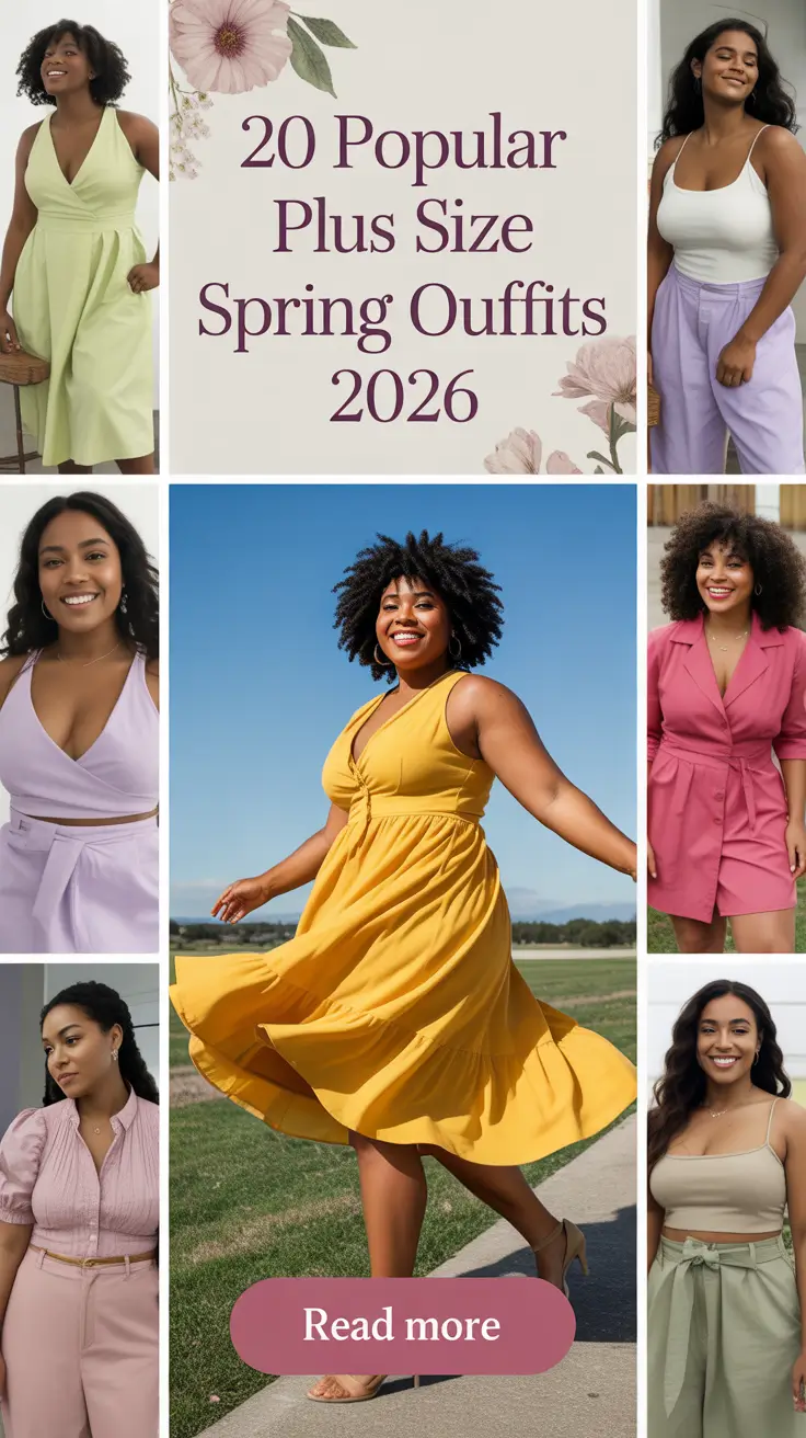 Popular Plus Size Spring Outfits 2026: Trendy Ideas for Confident Spring Style