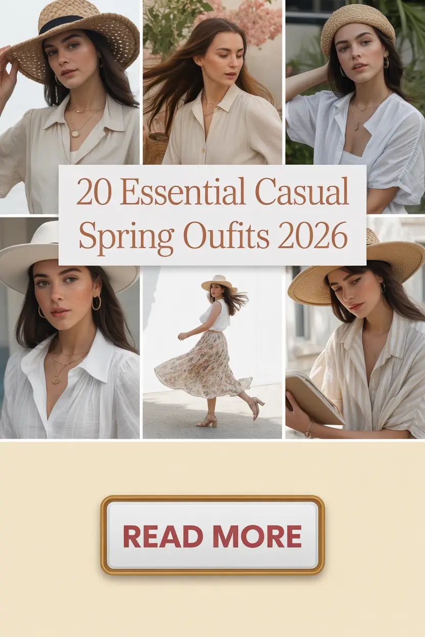 Essential Casual Spring Outfits 2026: Chic & Comfy Inspo for Women