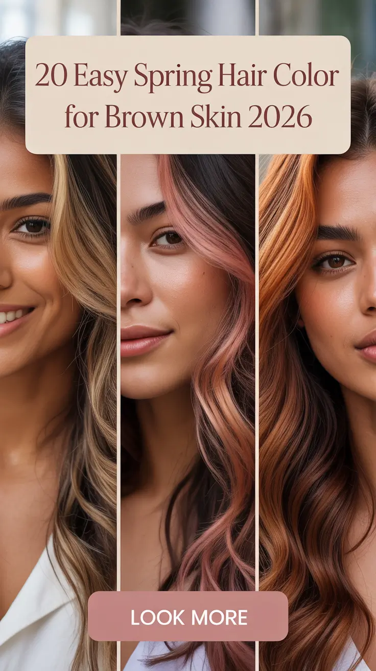 Easy Spring Hair Color for Brown Skin 2026: Flattering, Natural & Trendy Shades to Try This Season