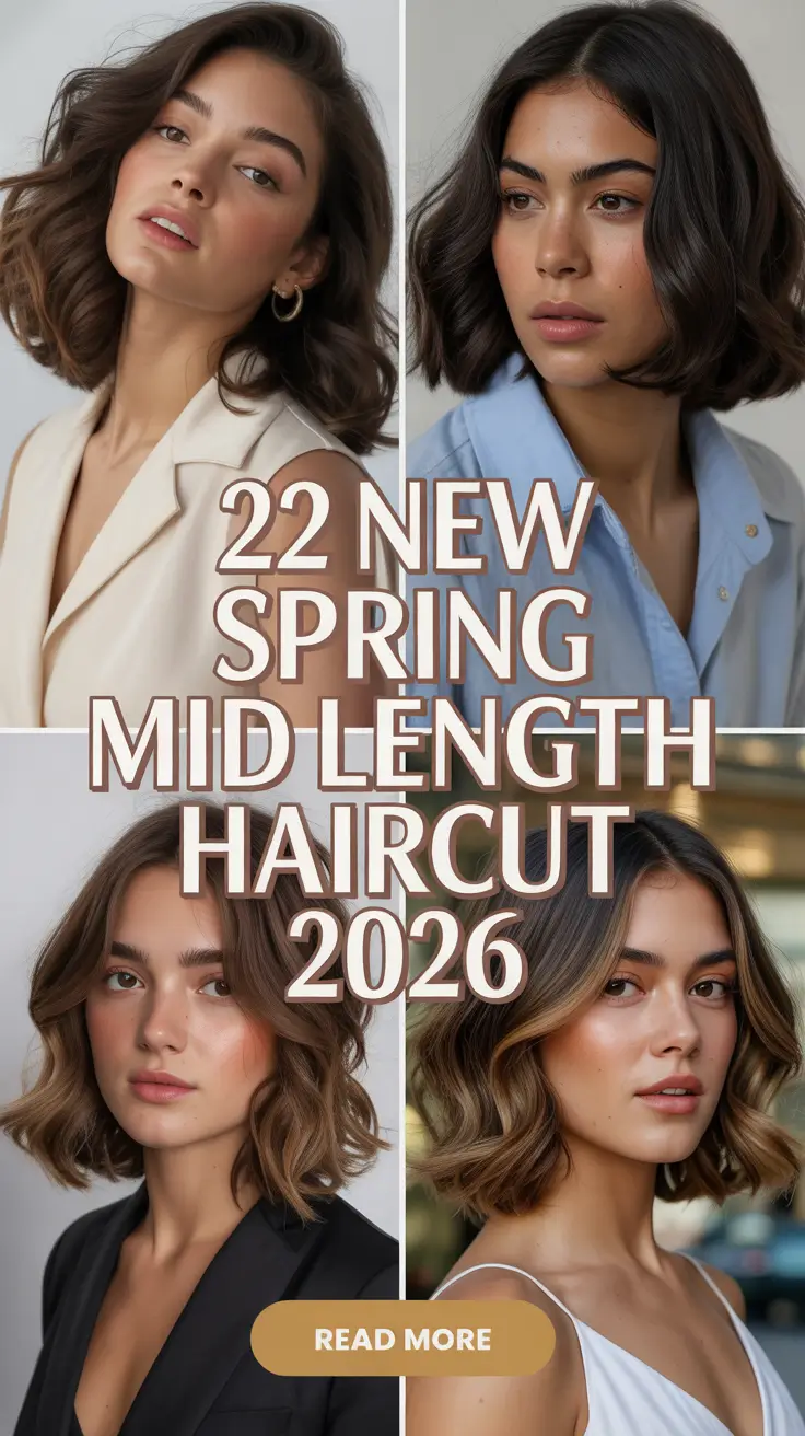 New Spring Mid Length Haircut 2026: Trendy Ideas for Fine, Thick, and Wavy Hair