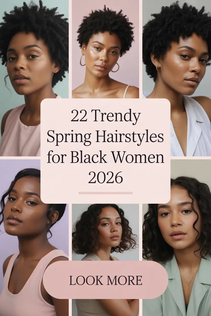 Trendy Spring Hairstyle for Black Women 2026: Fresh Natural, Braided and Sleek Hair Ideas
