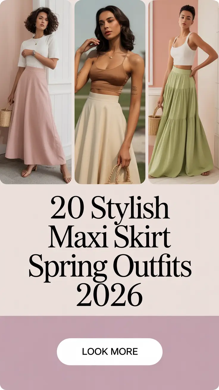 Stylish Maxi Skirt Spring Outfits 2026: Fresh Ideas for Chic Seasonal Looks
