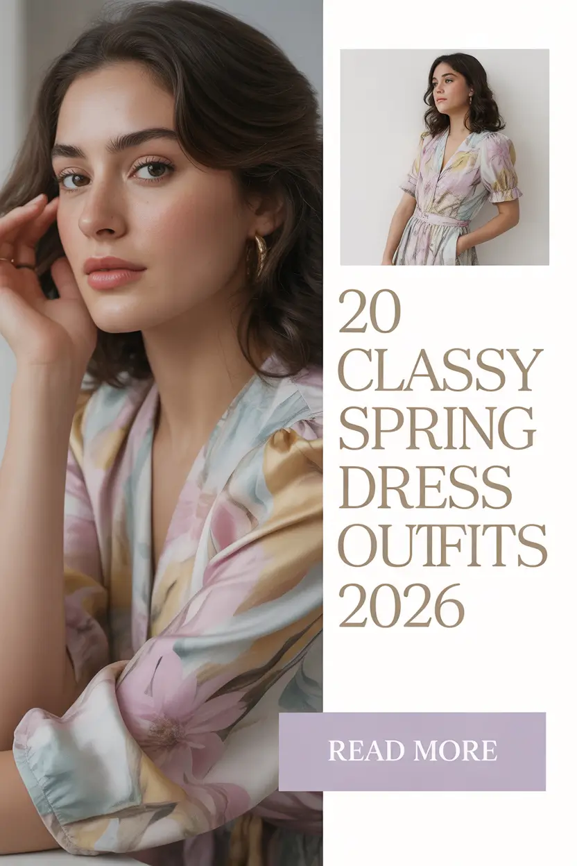 Classy Spring Dress Outfits 2026: Fresh, Feminine & Classy Looks for the New Season
