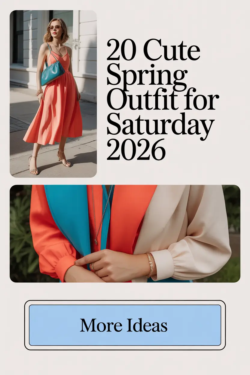 Cute Spring Outfit for Saturday 2026: Fresh Style Ideas for a Comfy Weekend