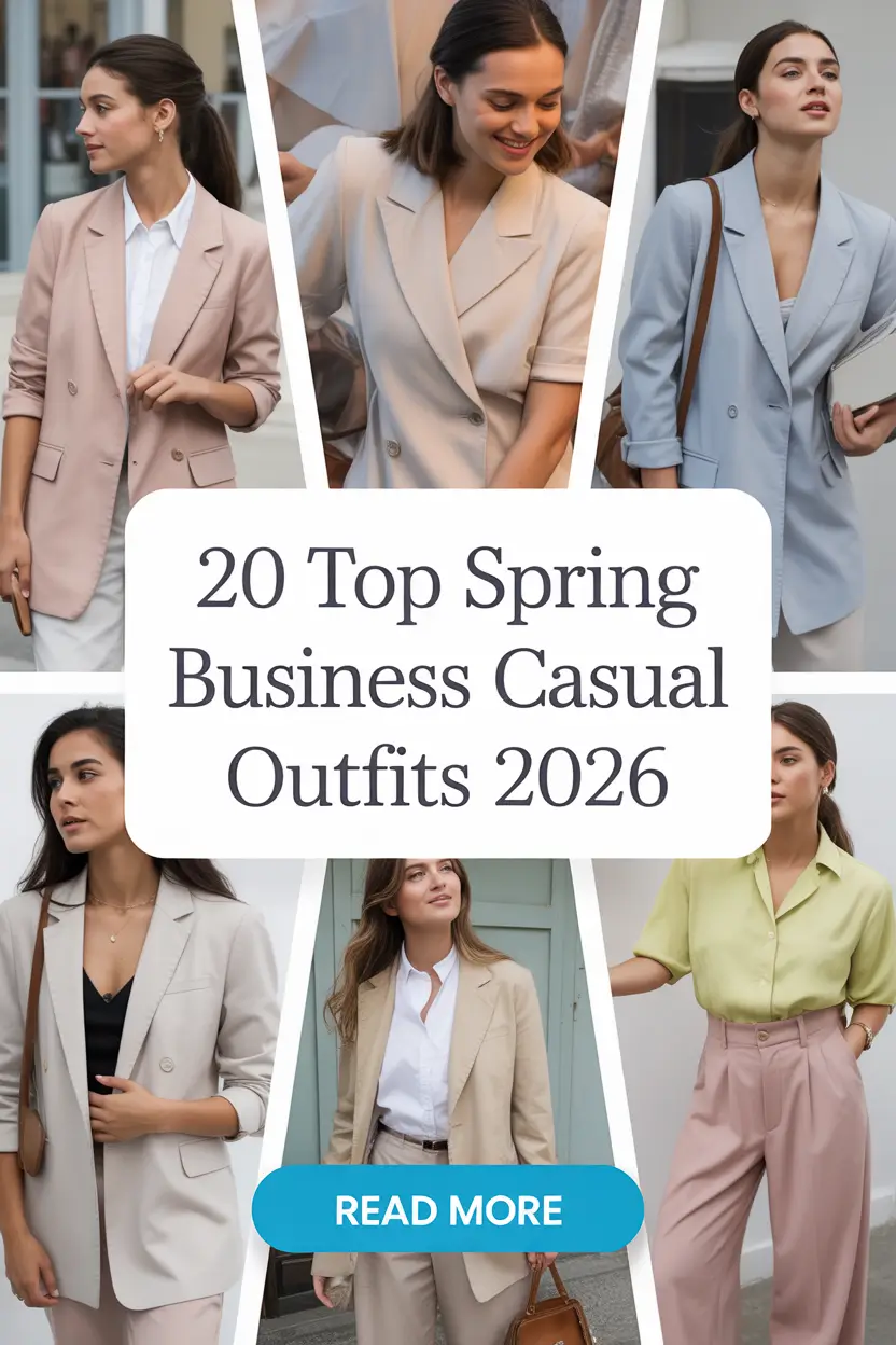 Top Spring Business Casual Outfits 2026: Fresh Workwear Ideas for Women