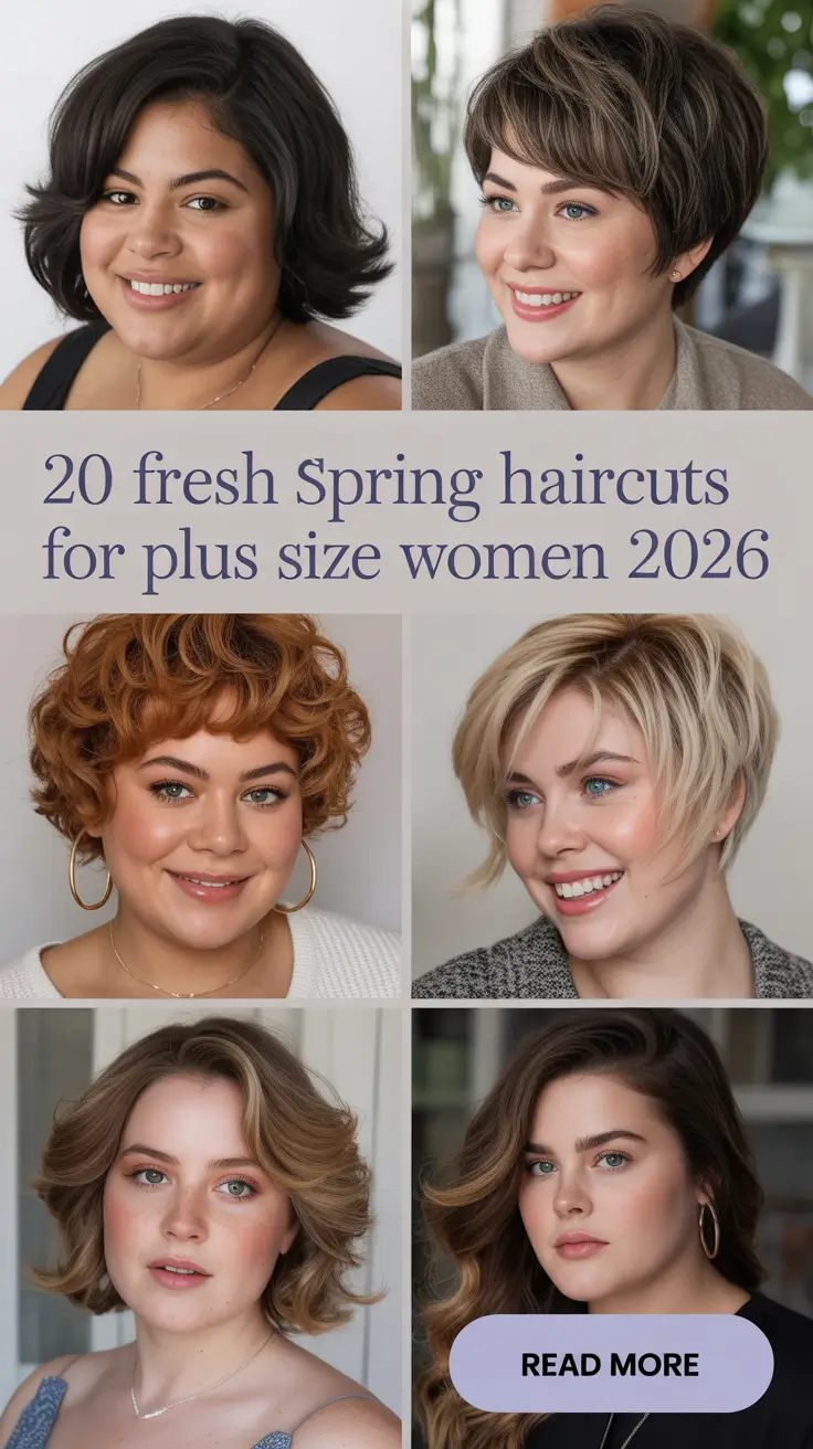 Fresh Spring Haircuts for Plus Size Women 2026: Trendy, Flattering Cuts for Every Style