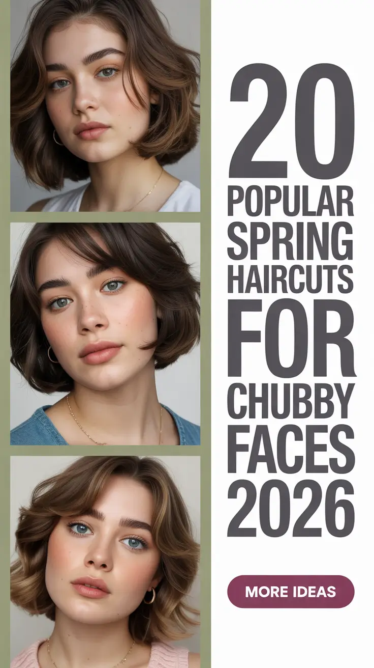 Popular Spring Haircuts for Chubby Faces 2026: Fresh Cuts and Flattering Styles for Every Look