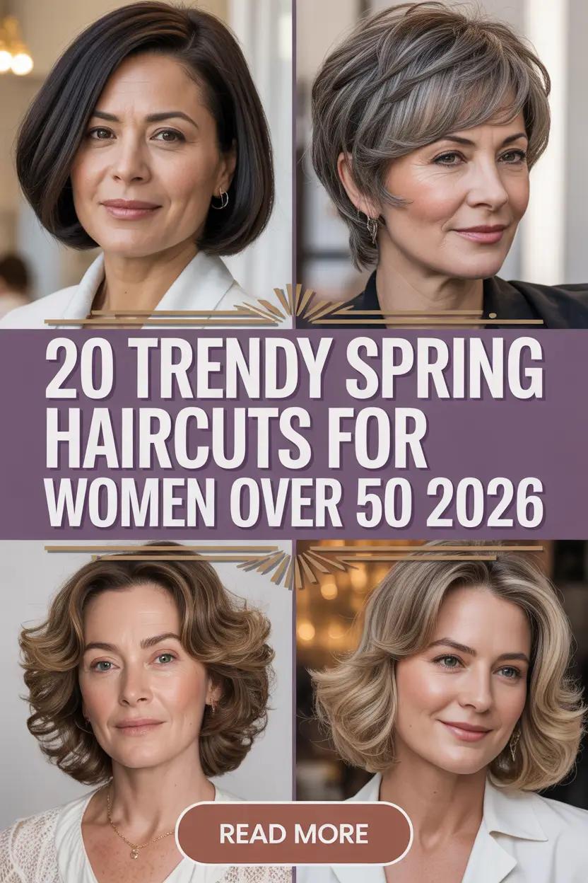 Trendy Spring Haircuts for Women Over 50 2026