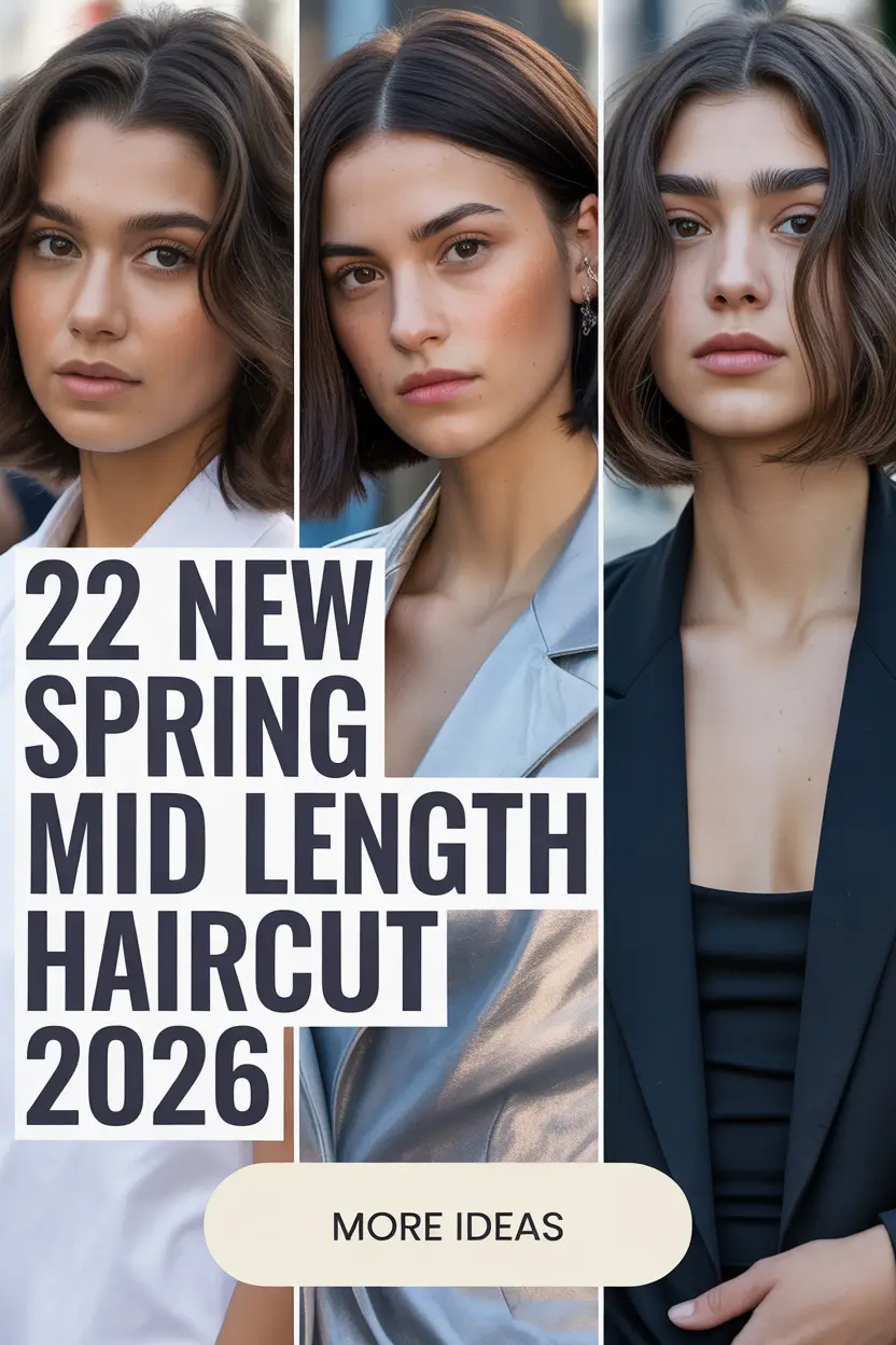 New Spring Mid Length Haircut 2026: Trendy Ideas for Fine, Thick, and Wavy Hair