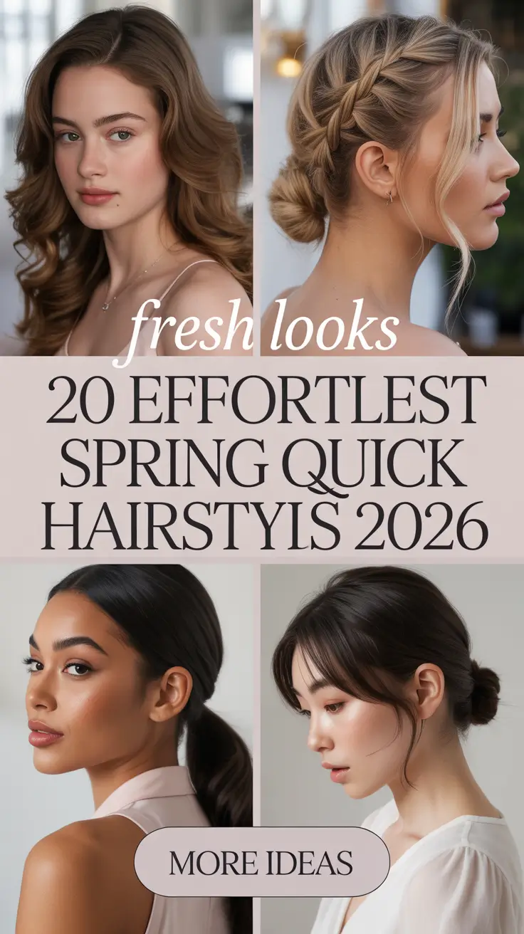 Effortless Spring Quick Hairstyles 2026: Easy, Stylish Looks for Real Life