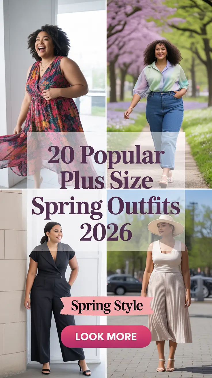 Popular Plus Size Spring Outfits 2026: Trendy Ideas for Confident Spring Style
