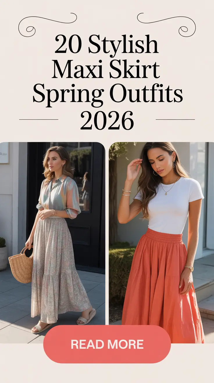 Stylish Maxi Skirt Spring Outfits 2026: Fresh Ideas for Chic Seasonal Looks