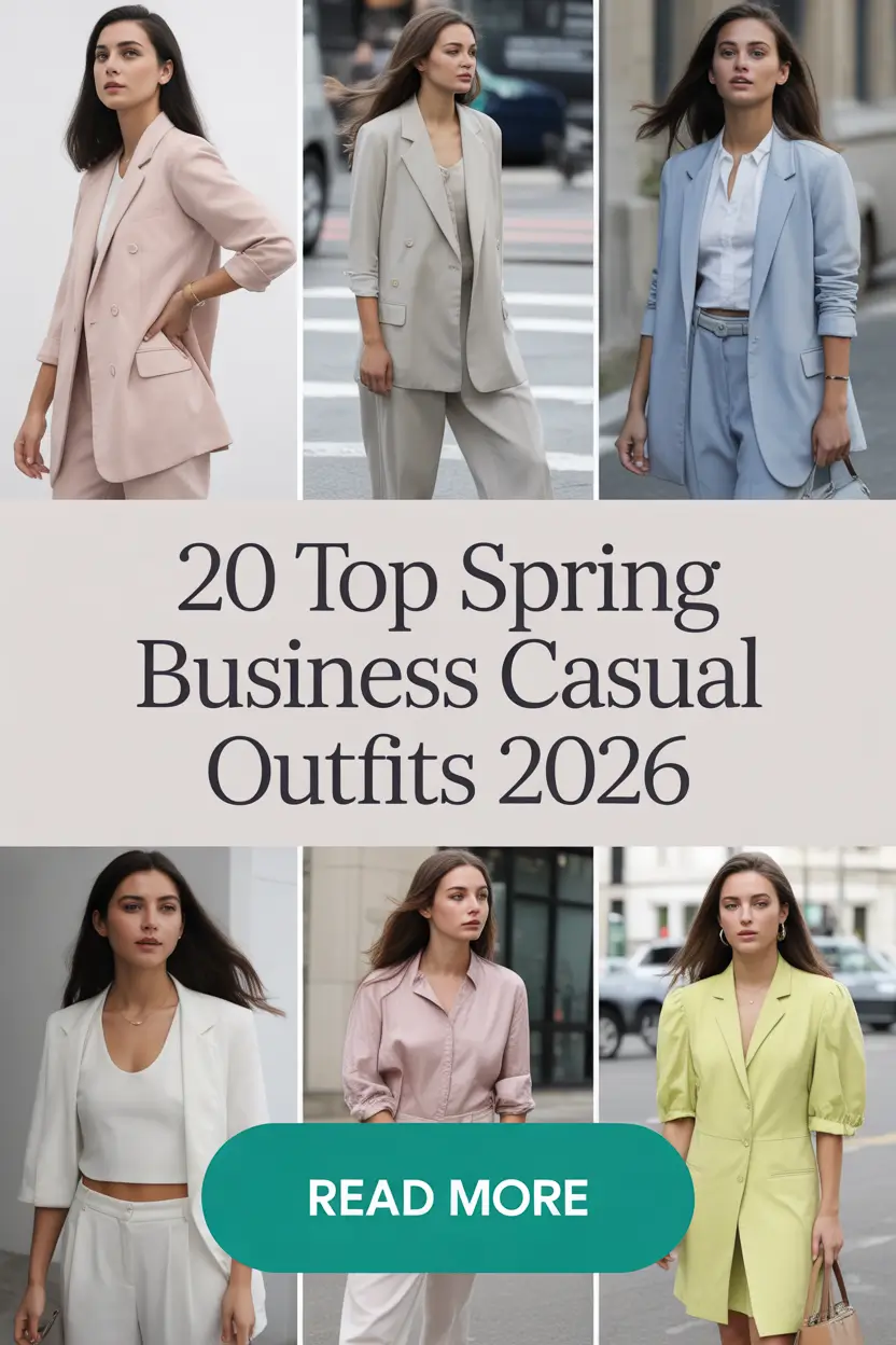 Top Spring Business Casual Outfits 2026: Fresh Workwear Ideas for Women