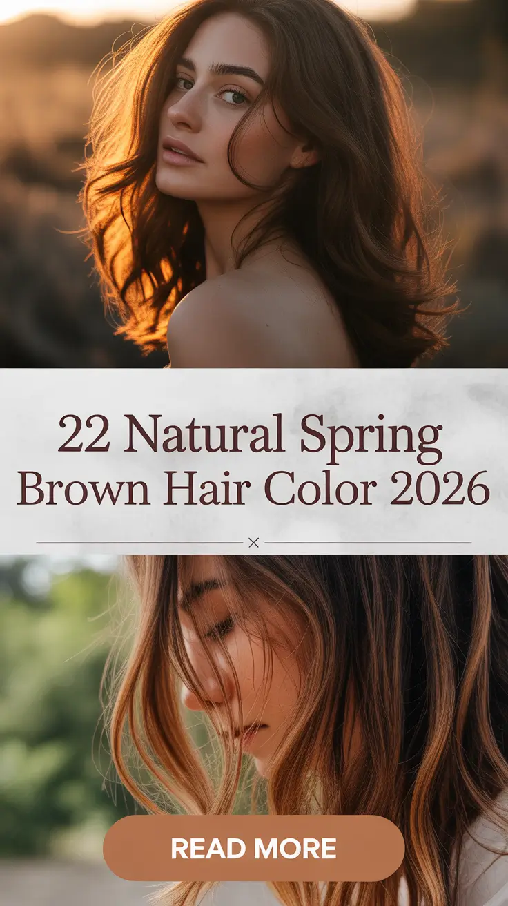 Natural Spring Brown Hair Color 2026: Fresh Brunette Ideas for the New Season