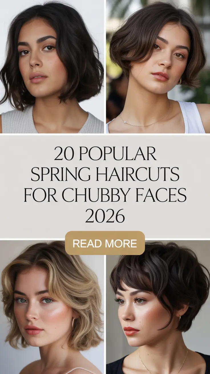 Popular Spring Haircuts for Chubby Faces 2026: Fresh Cuts and Flattering Styles for Every Look