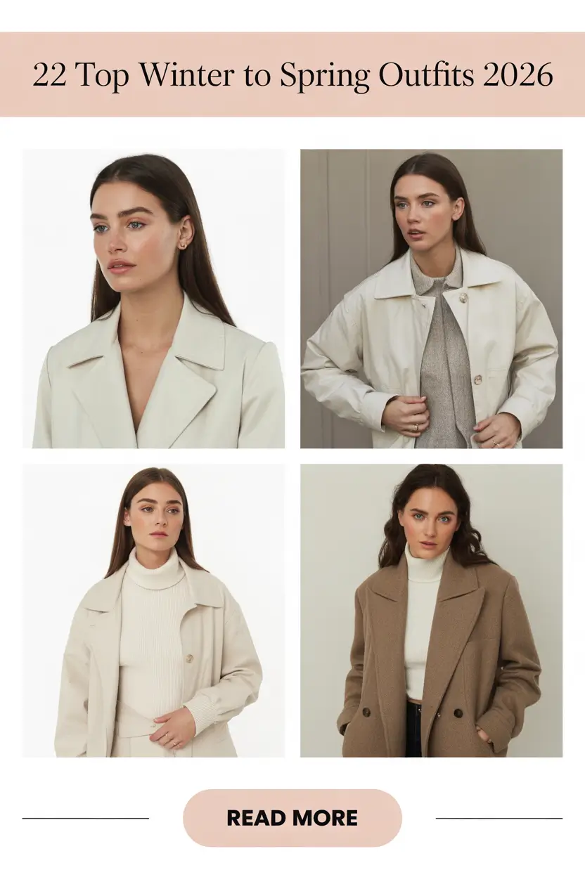 Top Winter to Spring Outfits 2026: Classy Transitional Looks for Women
