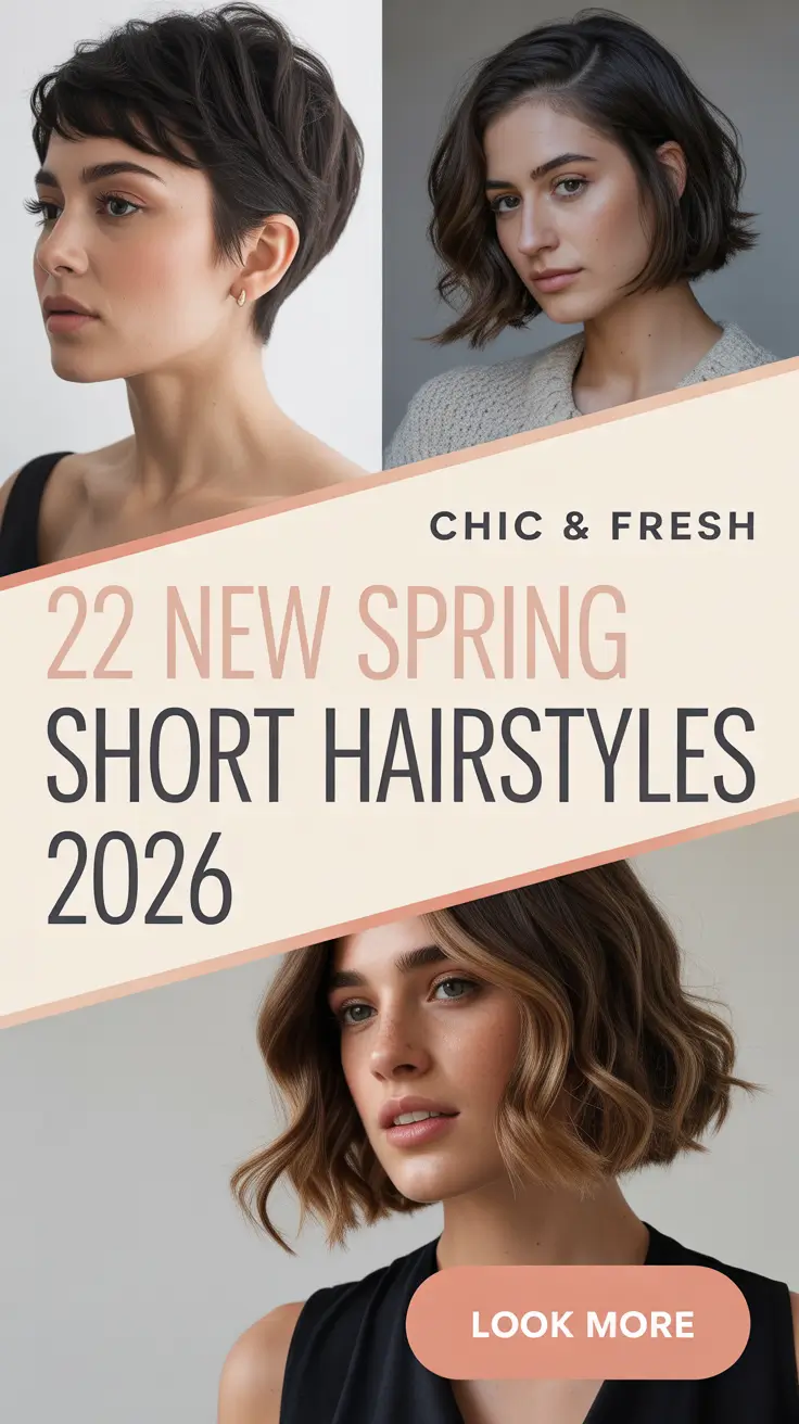 H1: New Spring Short Hairstyles 2026: Cute, Chic & Easy Short Hair Trends