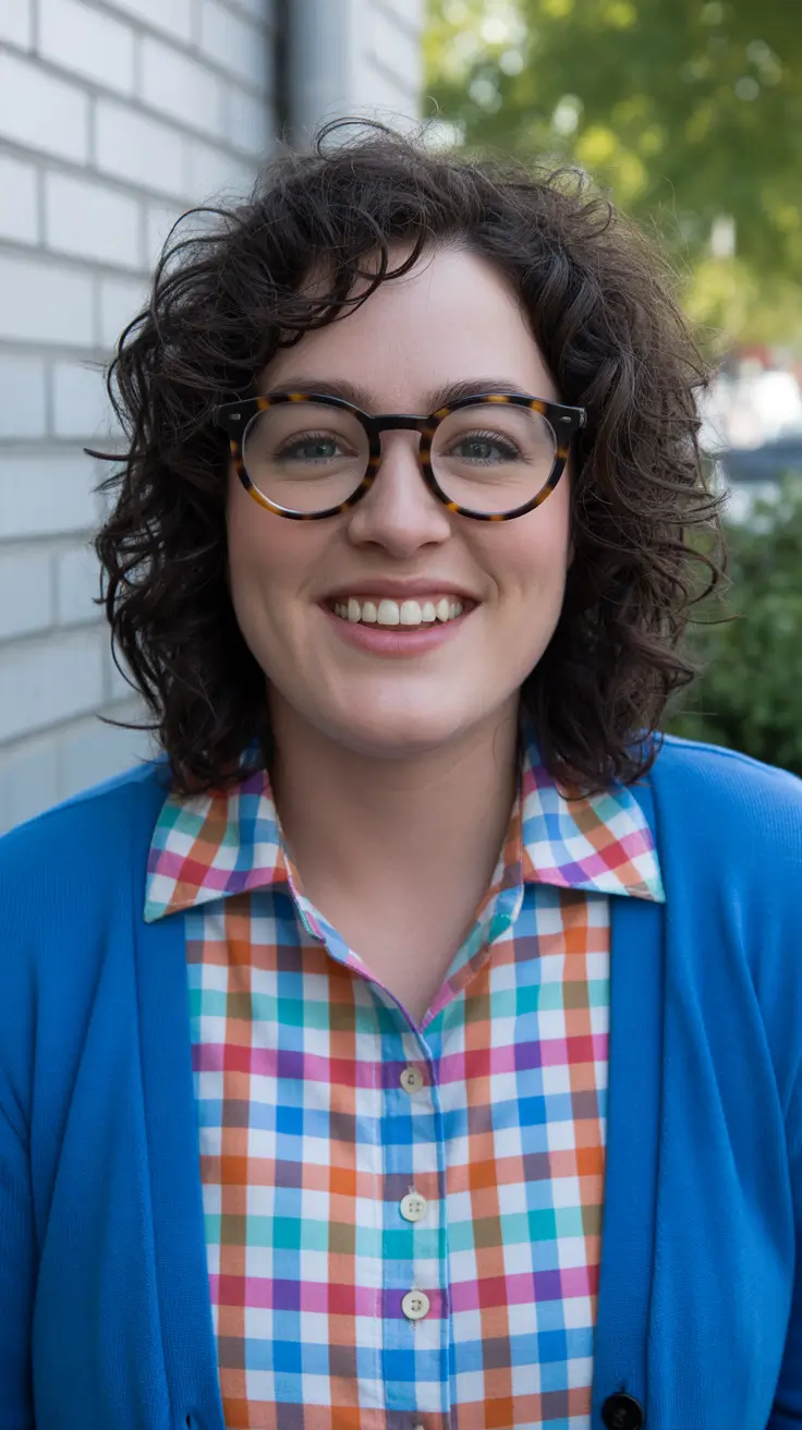 popular spring haircuts for chubby faces 2026 - Short Curly Cut With Natural Bounce and Personality