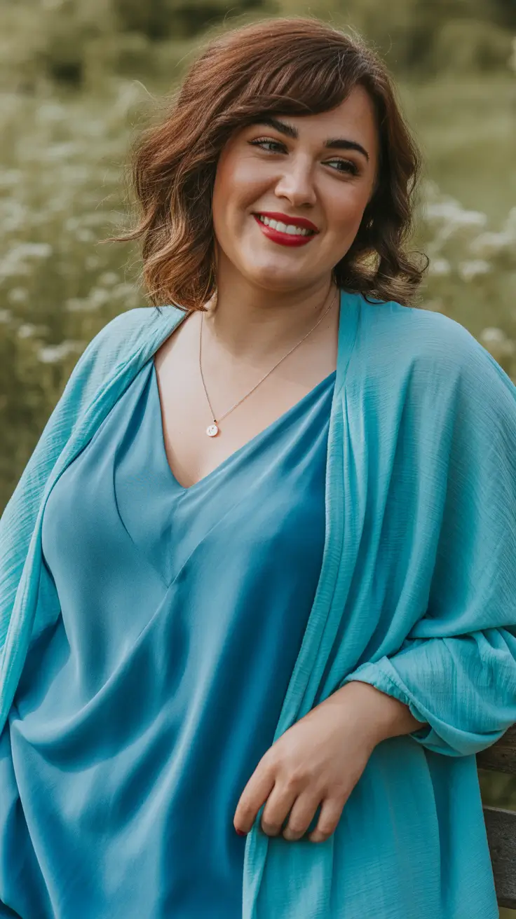 popular spring haircuts for chubby faces 2026 - Playful Curly Bob With Warm Chestnut Depth