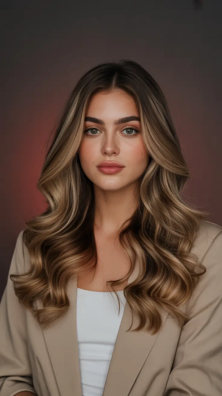 simple spring hairstyles 2026 Soft Voluminous Curls with Natural Warmth