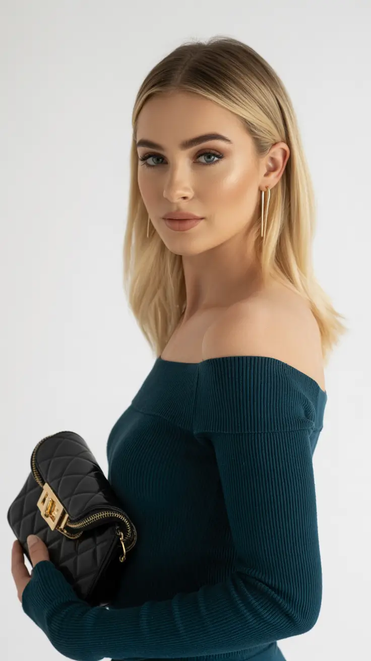 simple spring hairstyles 2026 Chic Off-Shoulder Lob with Soft Blonde Edges