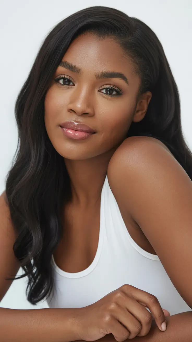 subtle spring hair color for dark skin 2026 Midnight Espresso Classic Gloss