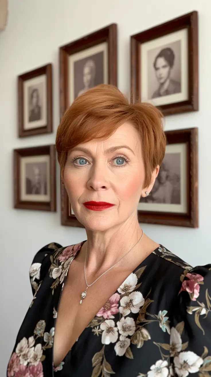 trendy spring haircuts for women over 50 2026 Short Bob with Bangs