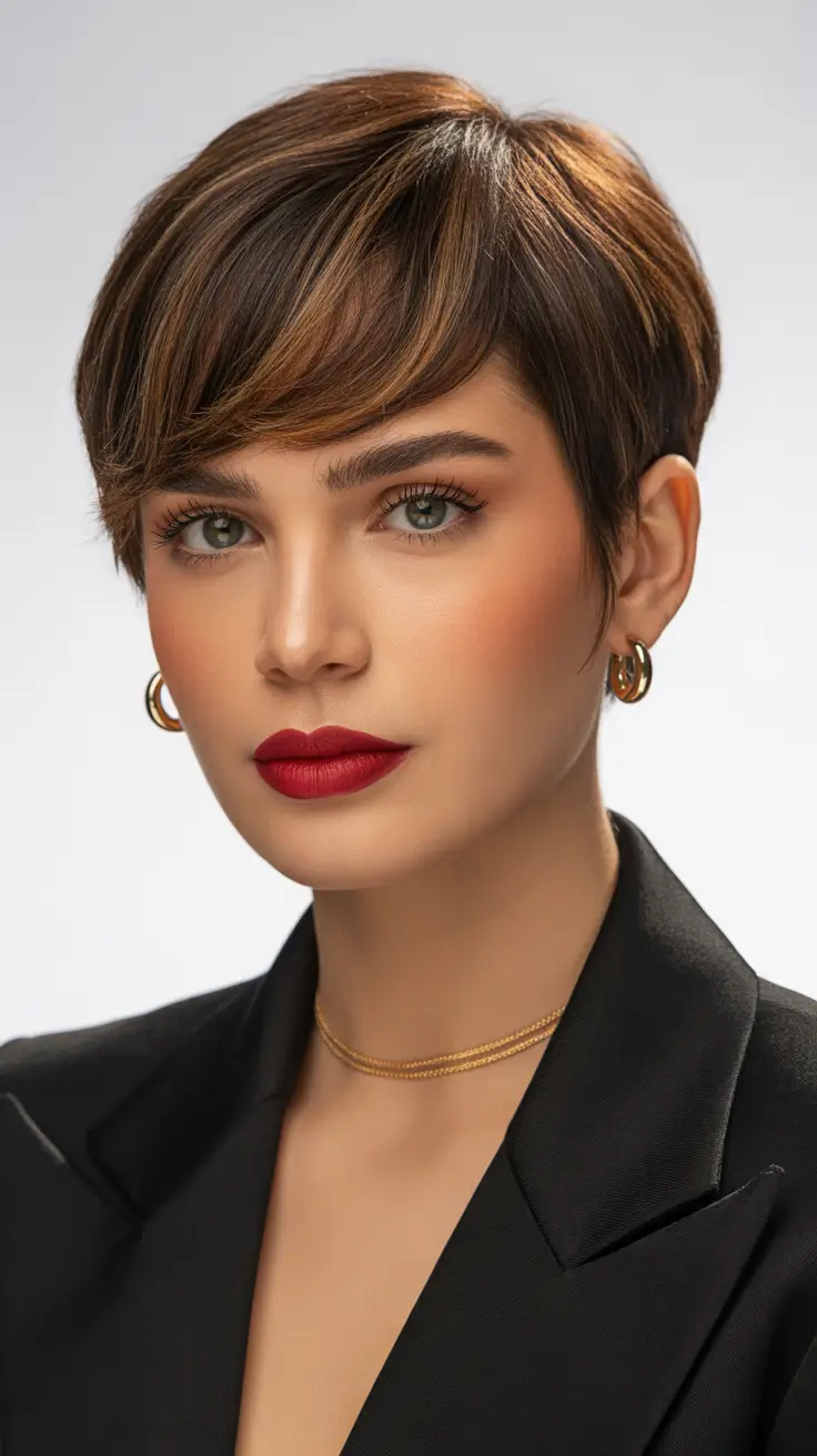 vibrant spring pixie 2026 Honey-Ribbon Pixie With Soft Warmth