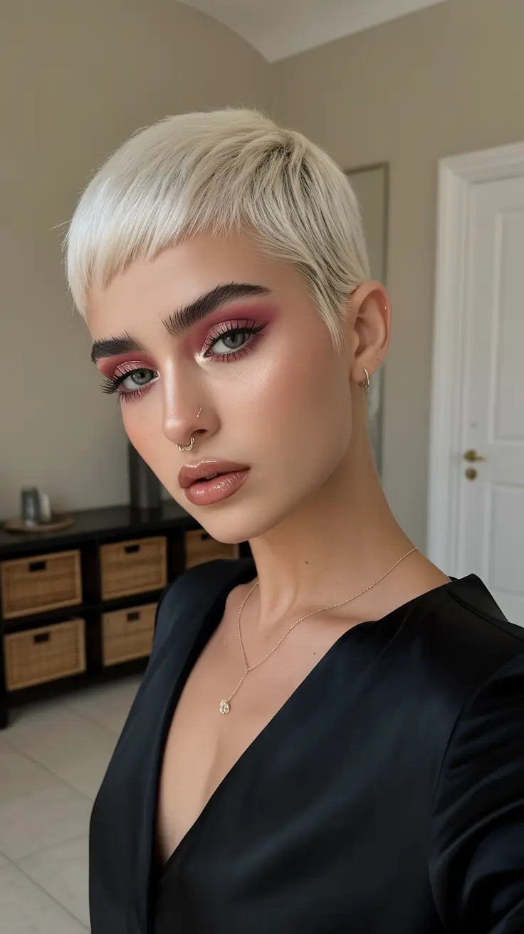 vibrant spring pixie 2026 Platinum Petal Pixie With Soft Spring Brightness