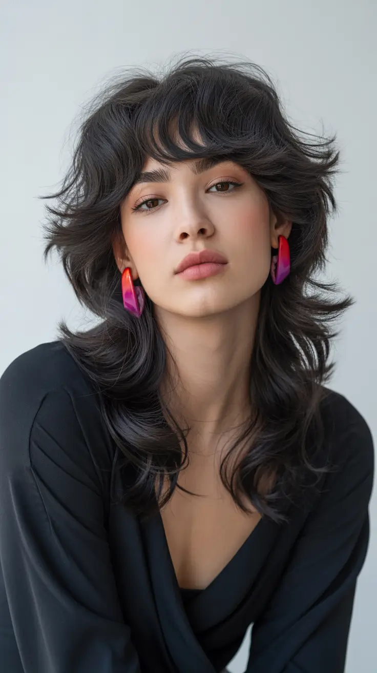 dreamy spring shag hairstyle guide 2026 Voluminous Curly Shag With Bold Texture