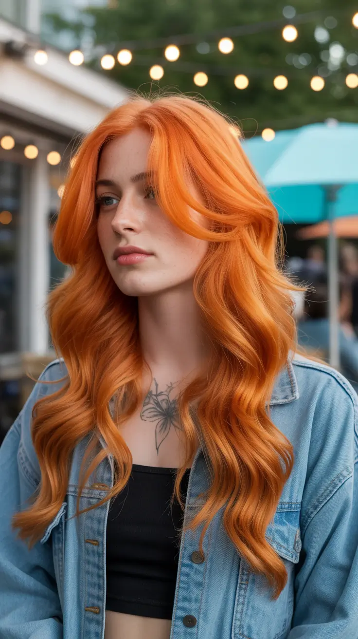 elegant spring fox hair color trends 2026 Vibrant Street Style Fox Copper