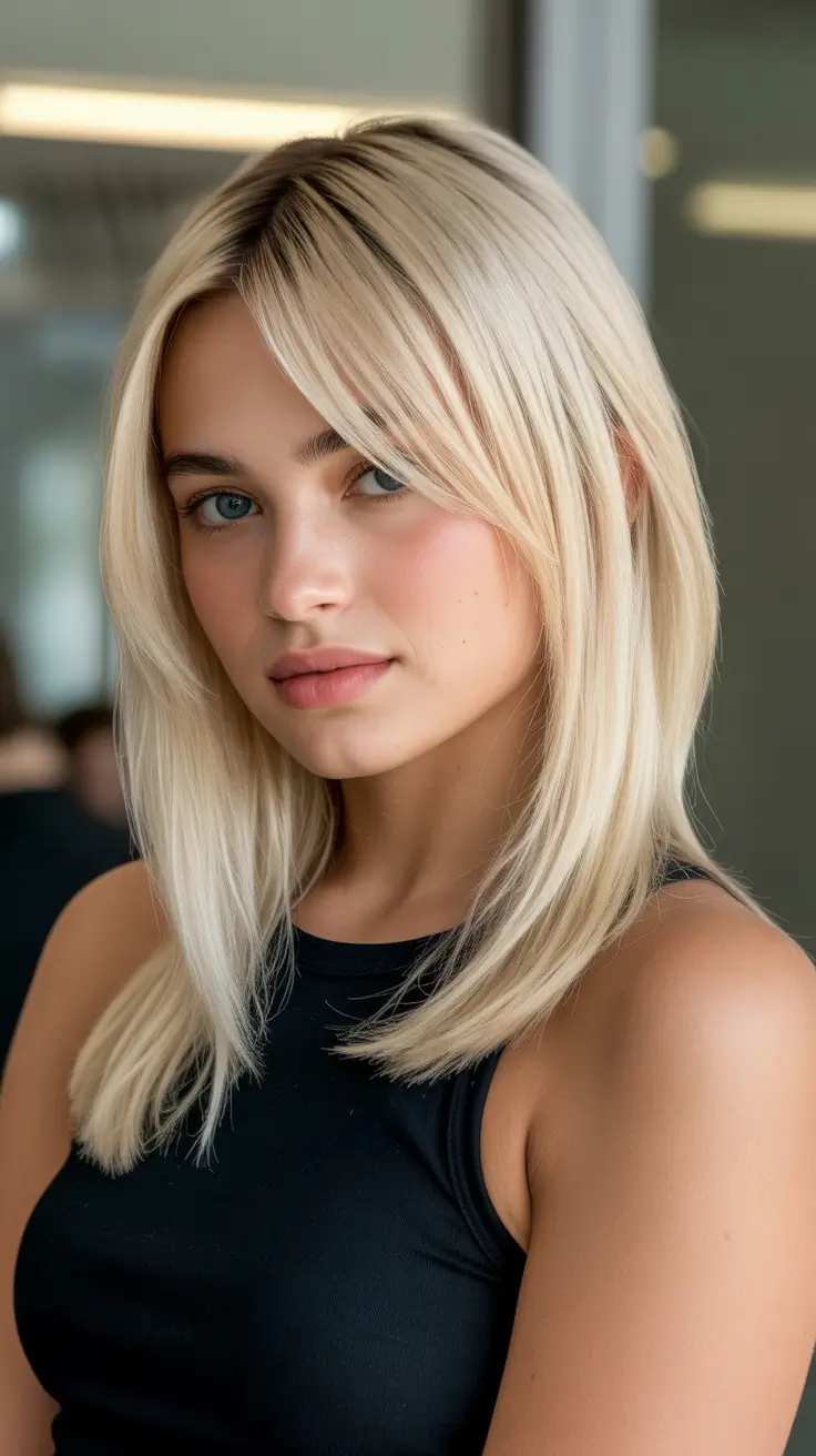 elegant spring honey blonde hair color trends 2026 Feathered Honey Blonde with Airy Curtain Movement
