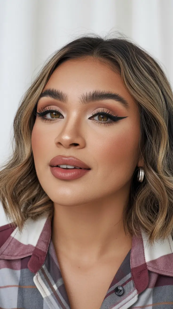 neutral spring hair color ideas to look younger Soft Brunette Bob With Subtle Highlight Glow