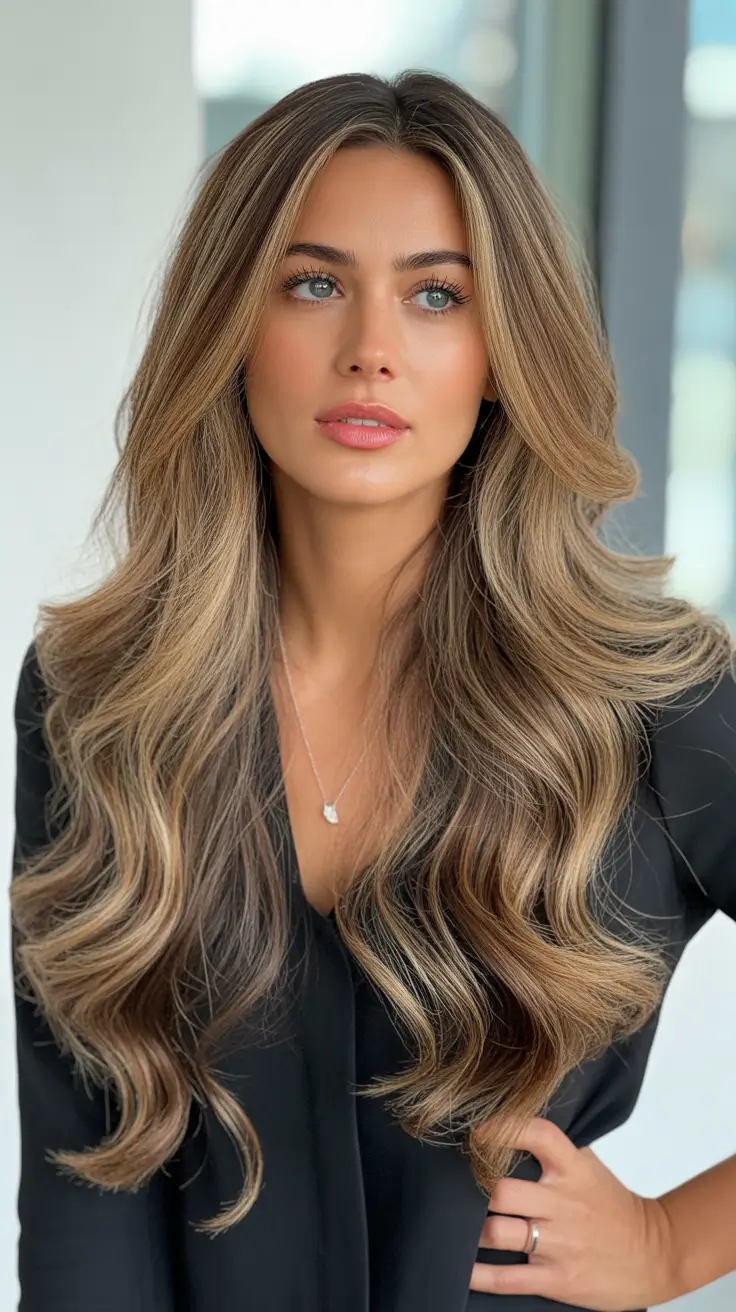 neutral spring hair color ideas to look younger Soft Beige Brunette With Youthful Face-Framing Highlights