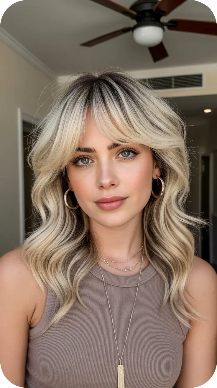 neutral spring hair color ideas to look younger Cool Creamy Blonde With Effortless Spring Texture